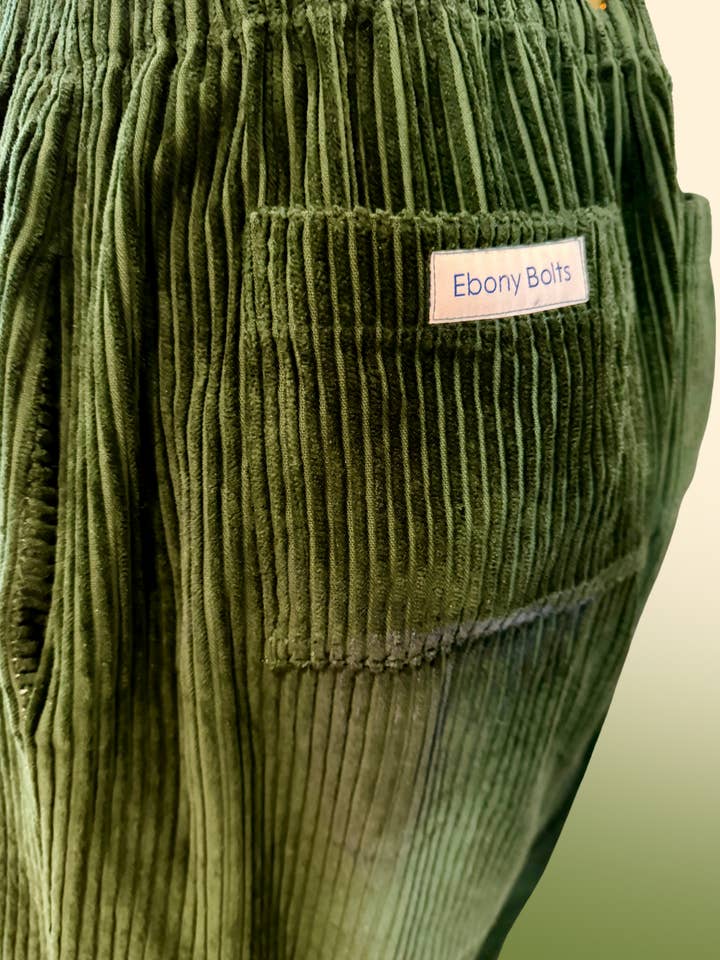 Ebony Bolts - Wholesale Pants – Women's - Olive Power Cords - Your New Favourite Pants7
