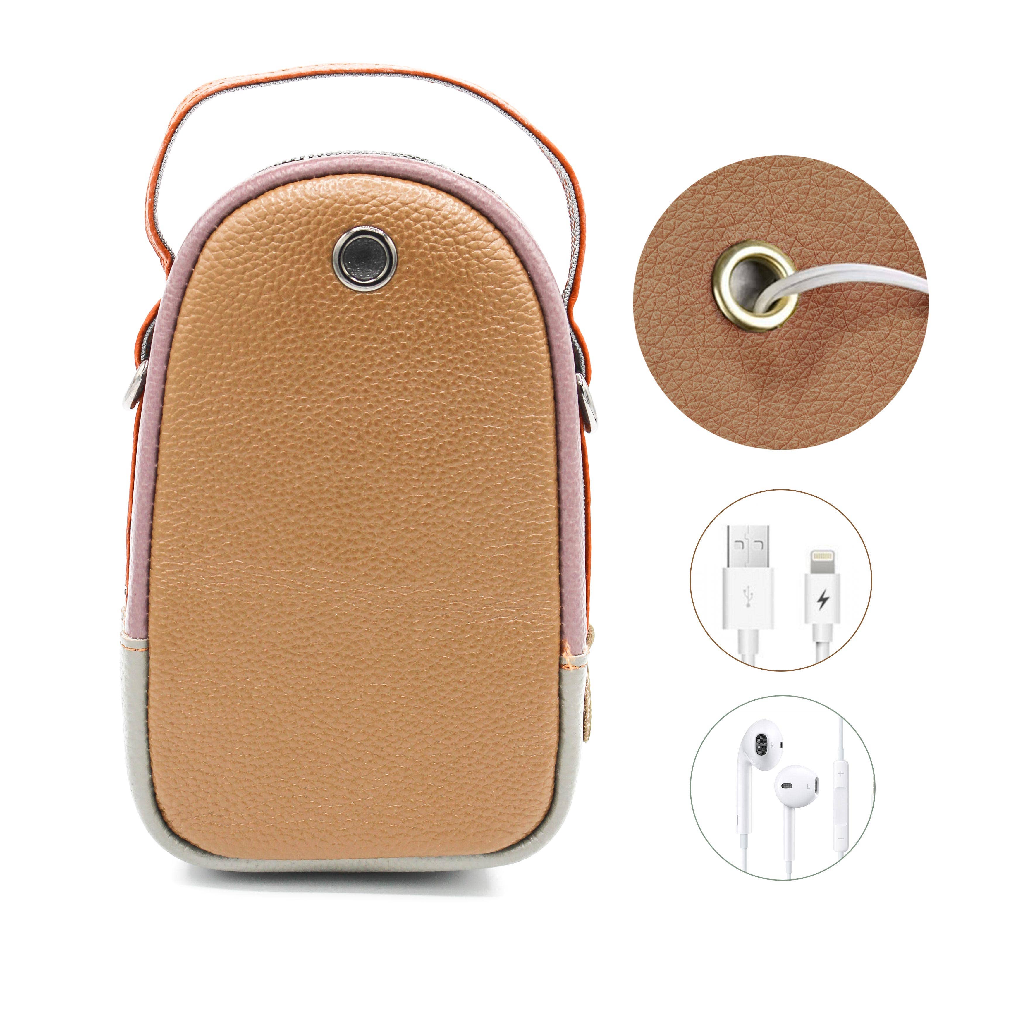 Zerimar 1942 – Engroshandel Rygsæk - Dame – Ægte læder crossbody-taske og rygsæk til kvinder, 19 x 10 x 9 cm18