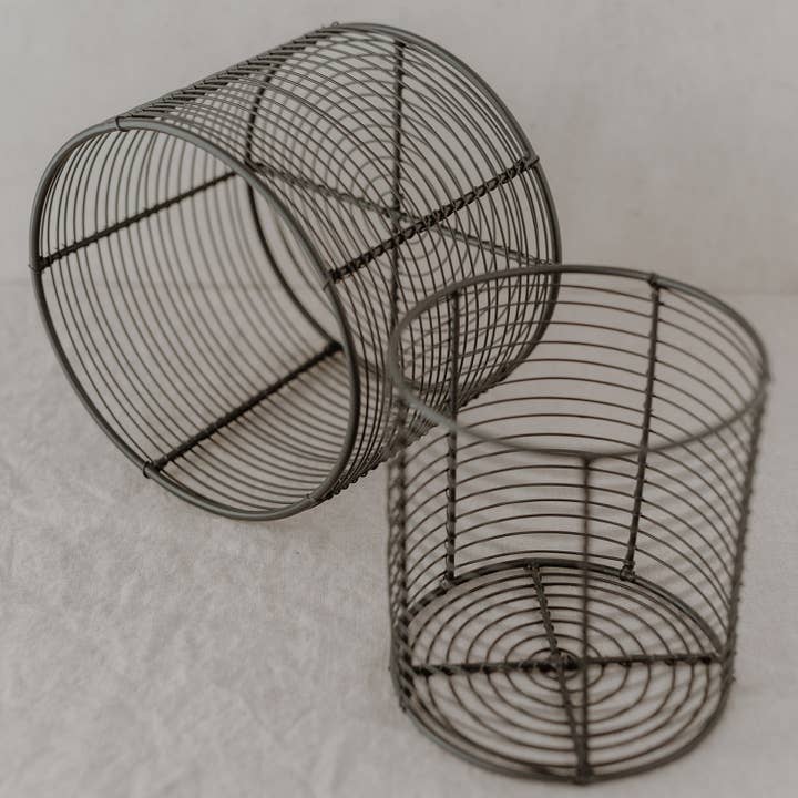 Eulenschnitt - Wholesale Basket - round wire basket in a set of 3 (PU = 2 sets)7