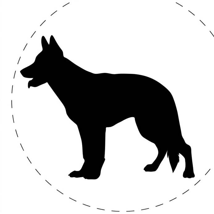 Tampon en caoutchouc solide à encrage automatique pour chien de berger allemand pour estamper des planificateurs d'artisanat pour la vente par Sniggle Sloth