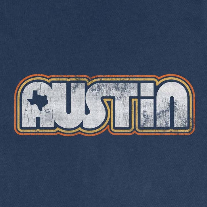Gusto Graphic Tees - Wholesale Screen Printed T-Shirt - Unisex - Retro Austin T-shirt | Comfort Colors 1717 | Austin TX4