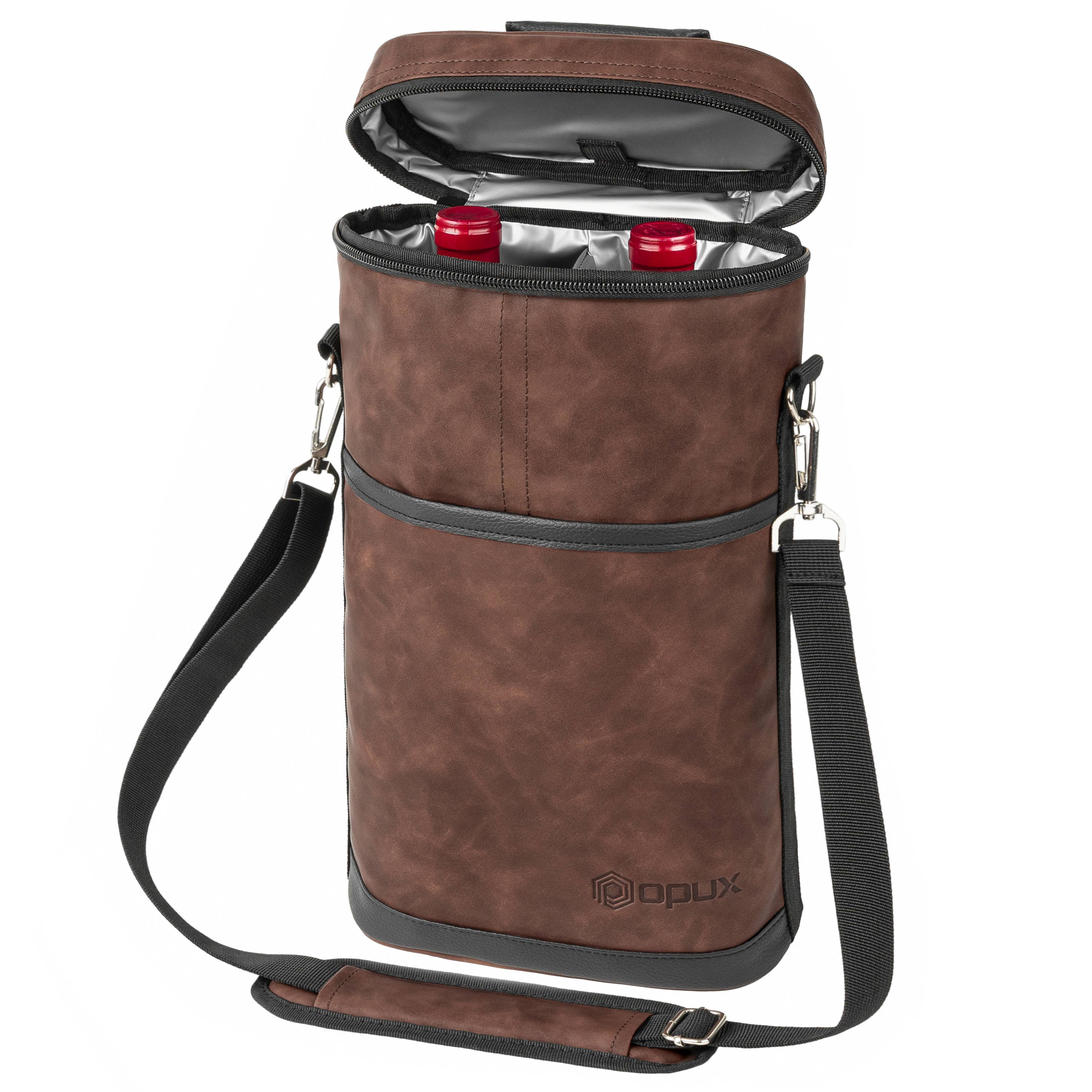 OPUX – Großhandel Weintasche – Weintragetasche für 2 Flaschen25