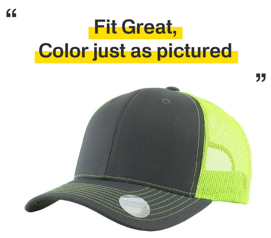 KBETHOS - Wholesale Trucker Hat - Unisex - CLASSIC 6 PANEL MESH BACK94