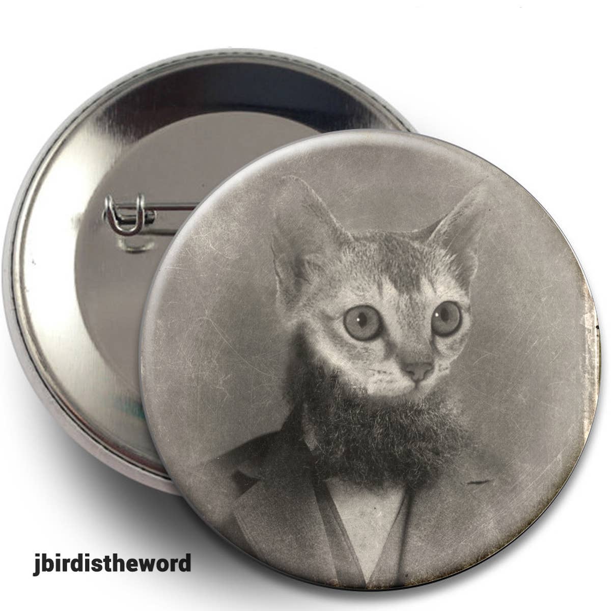 The Wild Oddisorium - Vente Épinglettes/boutons - Boutons de chat, épingles, badges, points de vente, chats drôles dans les vêtements, mignon0