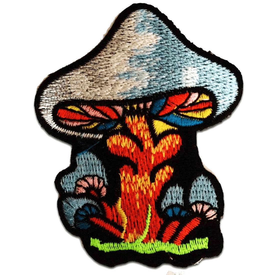 colorful Iron-on Patch - Magic Mushroom Pilz for wholesale on Faire0