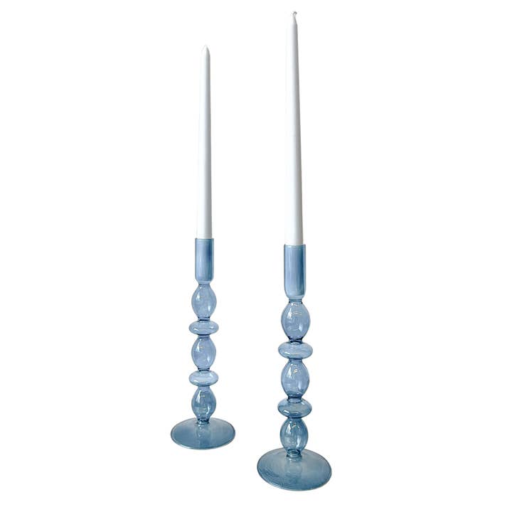 Azure Blue Candle Holder - Pair and other Purchase Wholesale azure. Free Returns & Net 60 Terms on Faire trending on Faire.