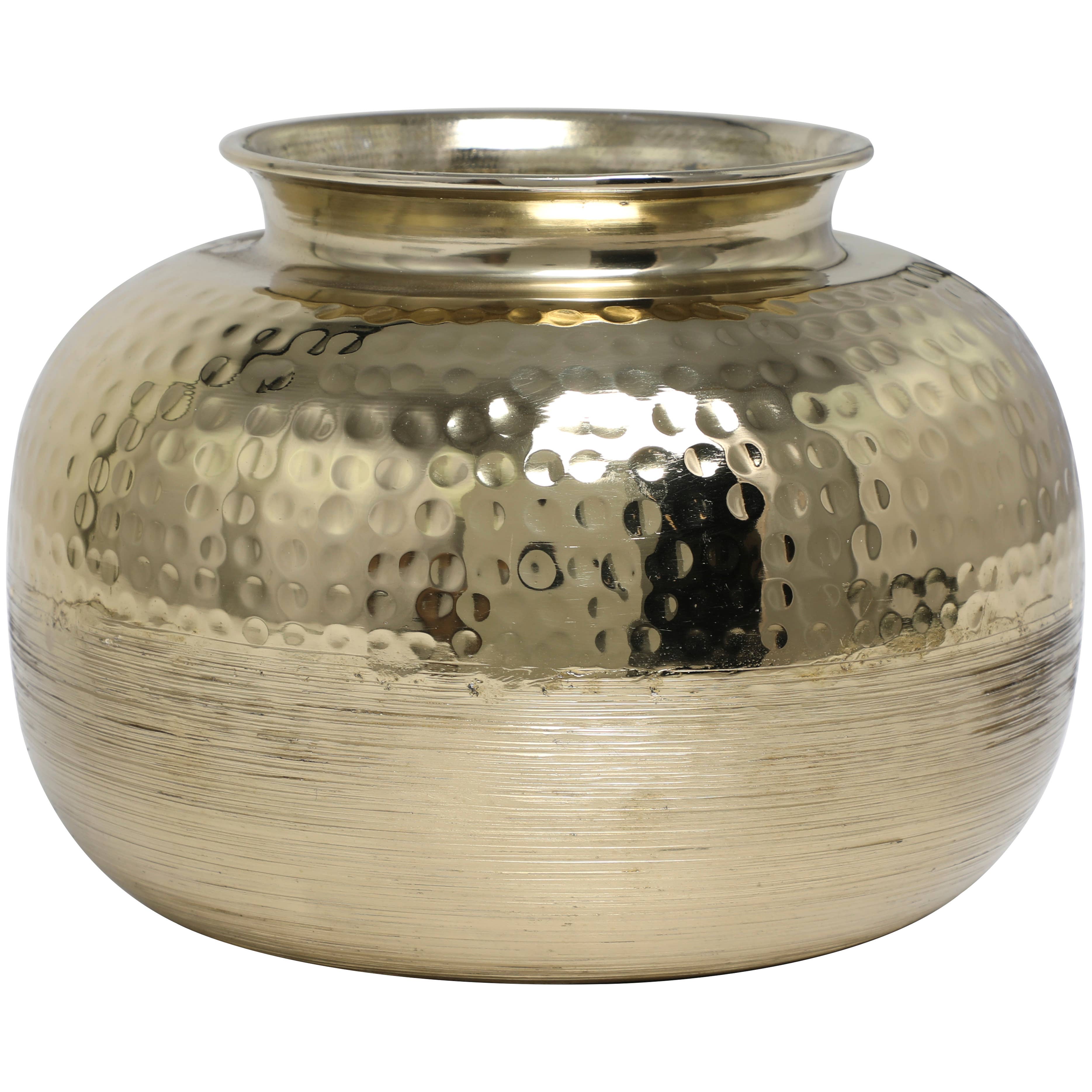 Deco Marché - Wholesale Vase - Glam Gold Aluminum Metal Vase1