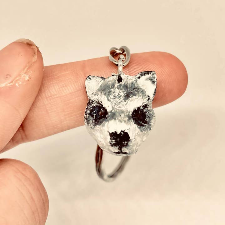 Husky Mountain hund husdjur skulptur för wholesale av a clay creation