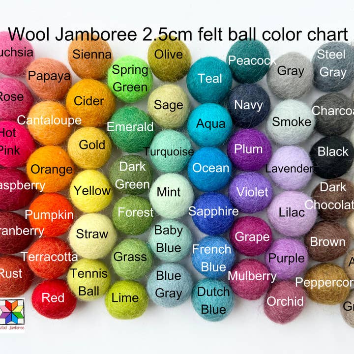 Wool Jamboree - Wholesale Slingshot - Kids - Solid Colored Felt Ball & Slingshot Set1