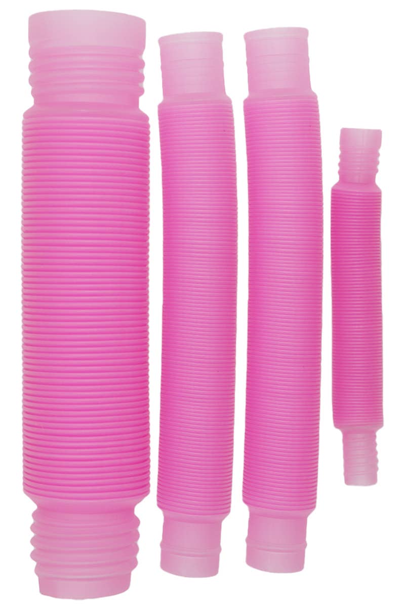 Cap Zone - Wholesale Fidget Toy - Kids - Glow In Dark 3 PC Neon Pop Snap Stretch Accordion Tube2