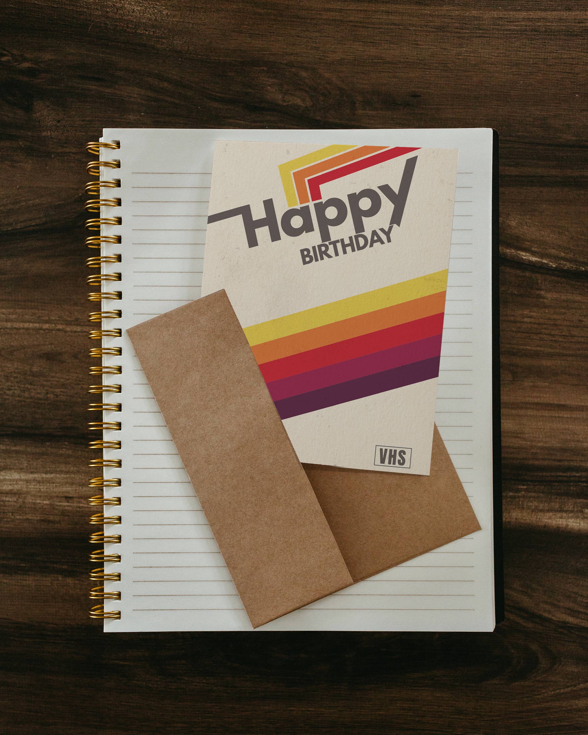 Highland Park Paper Co - Wholesale Birthday Card - VHS Retro Happy Birthday Card2