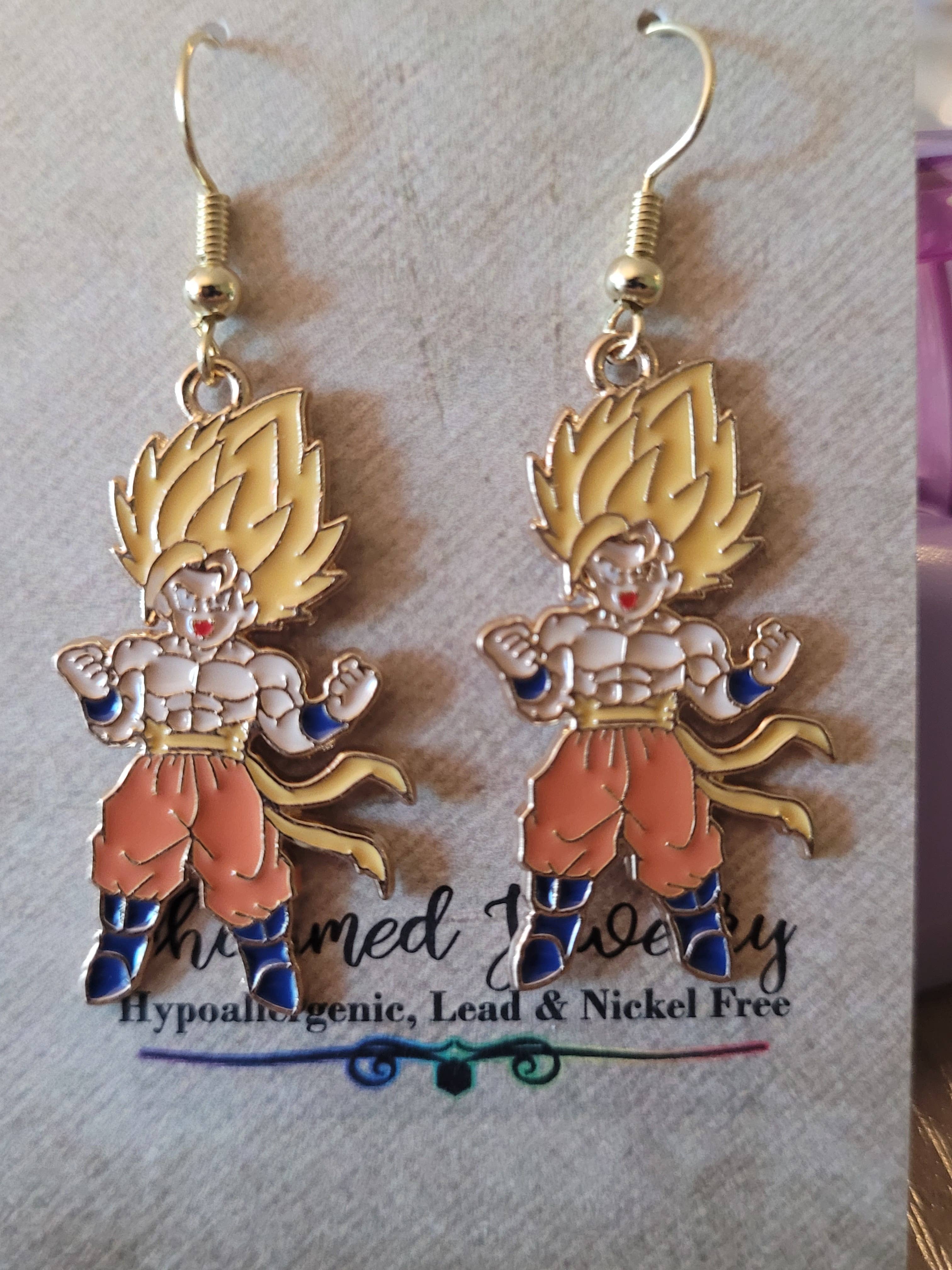 Con-Quest Crafts - Wholesale Jewelry Set - Shounen Anime Inspired Earrings, Necklaces & Zipper Pulls 19