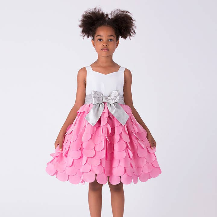 Vestido Couture Petal Girls por atacado de Mama Luma