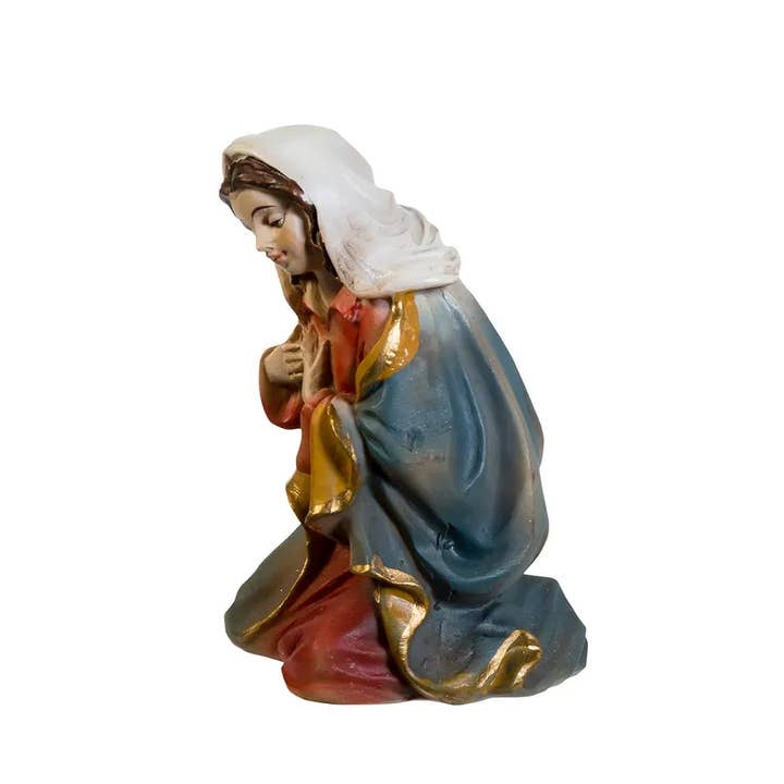 Kurt S. Adler, Inc. - Wholesale Nativity scene decor - Nativity Set W/8 2-3.25"Figs+4.5x7"Stabl3