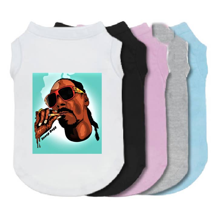 Camisa Snoop Dogg Dog - Fundo Menta por atacado de The Honest Dog Company