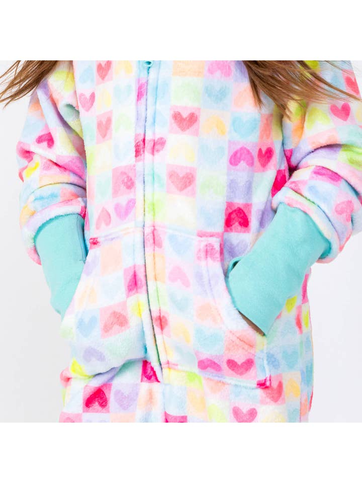 Limeapple - Vendita all'ingrosso Tutina - Bambini - Tutina in peluche per bambine - Love More