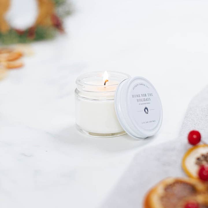 Antique Candle Co.® - Wholesale Jar/Filled Candle - Home for the Holidays - Soy Wax Mason Jar Candle