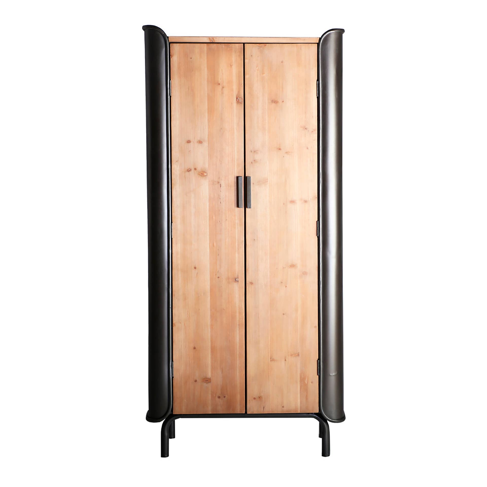 Kodu Home Design - Wholesale Cabinet - Briec Wardrobe, made of Fir Wood, in Gray/Natural Color0