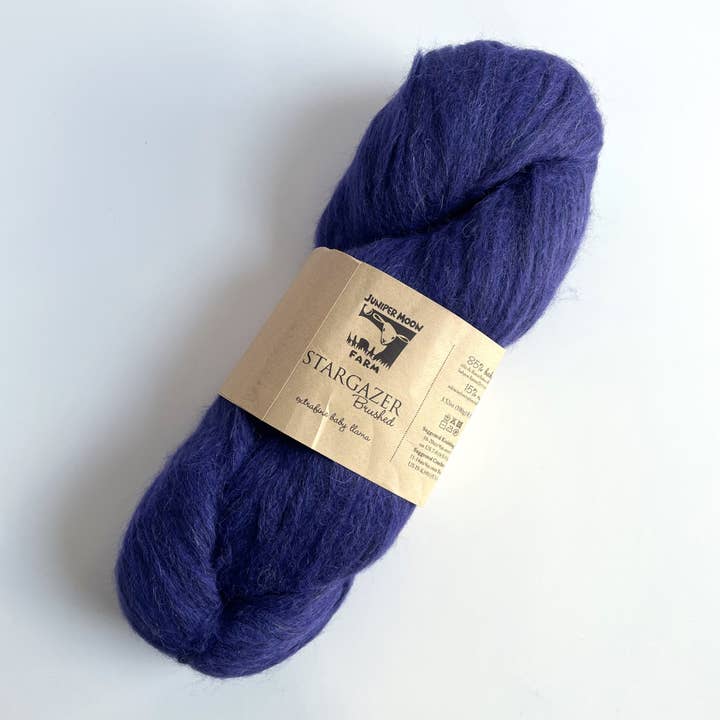 Stargazer Brushed Extrafine Baby Llama | Juniper Moon Farm Yarn for wholesale by The Spinning Hand - Luxury Knitting Kits