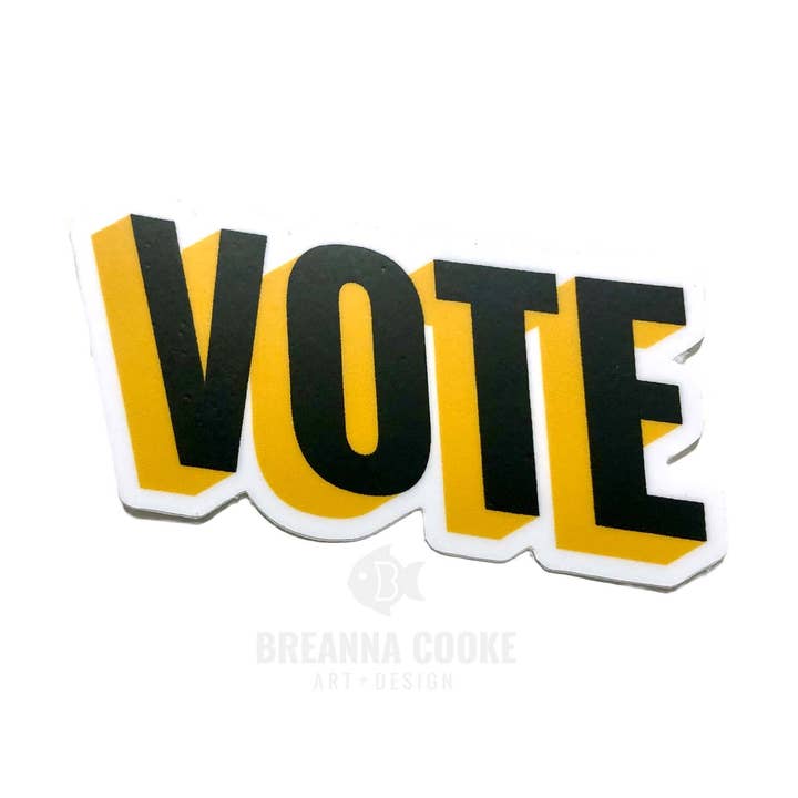 VOTE | Sticker | 3 x 2in for wholesale by Breanna Cooke