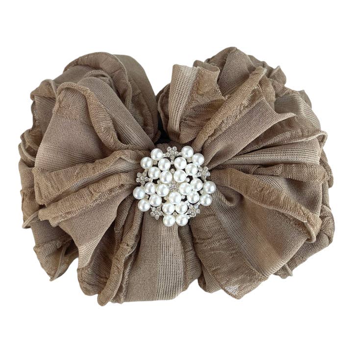 Rockin Royalty - Wholesale Fashion Headband - Baby - Pearl Ruffled Headband15
