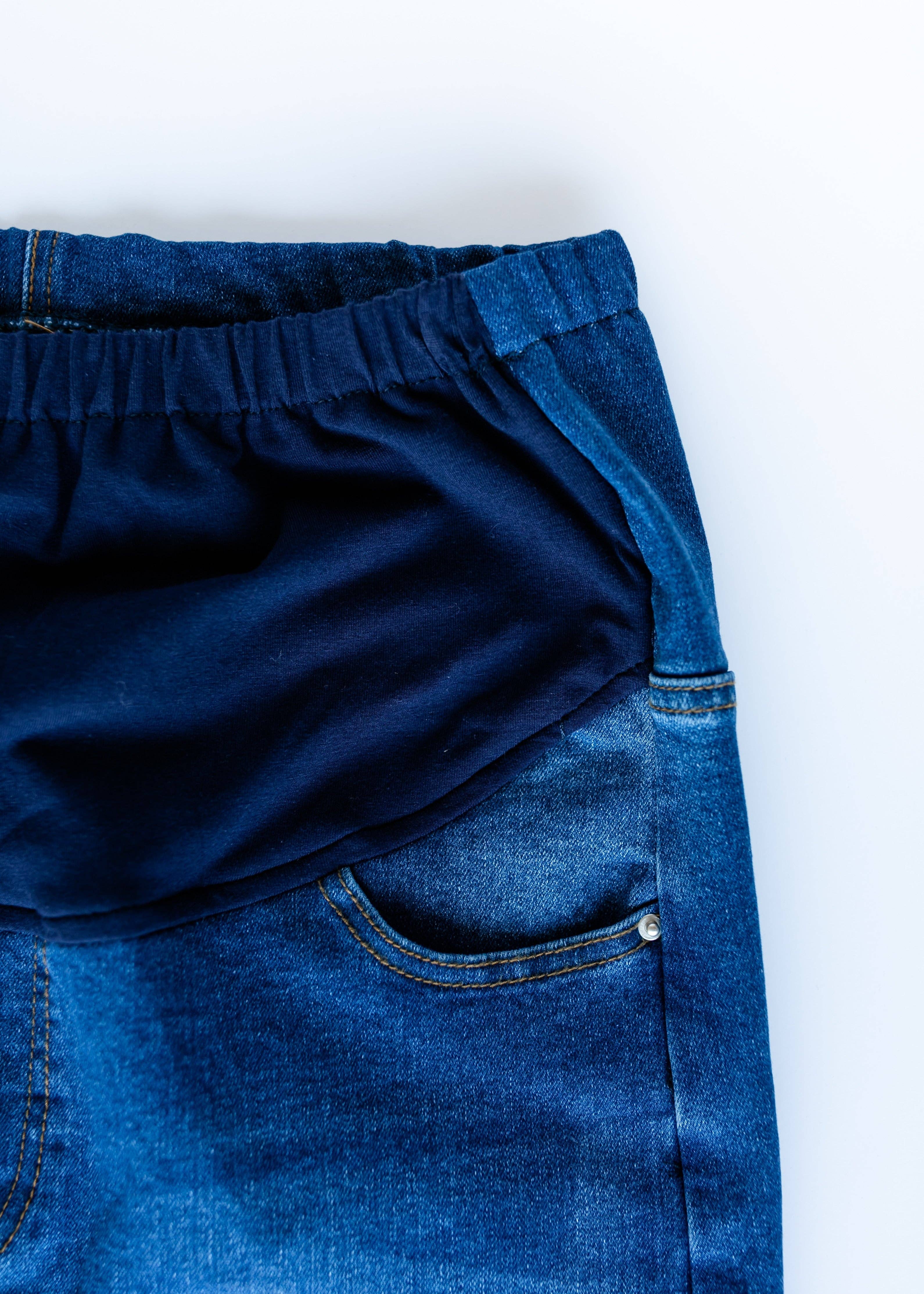 Inherit Clothing Company - Vendita all'ingrosso Gonna - Donna - Gonna lunga in denim Reece Maternity - VENDITA FINALE6