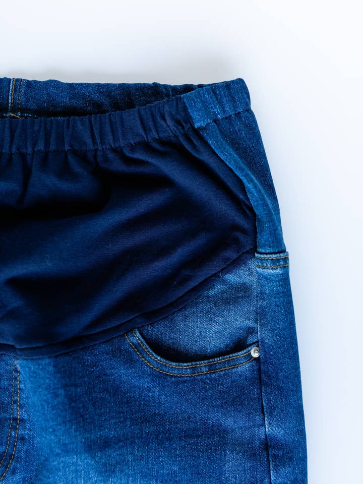 Inherit Clothing Company - Vendita all'ingrosso Gonna - Donna - Gonna lunga in denim Reece Maternity - VENDITA FINALE6