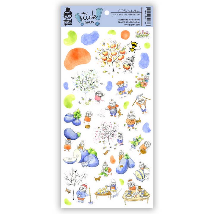 Transparent Vattentät Klistermärke Sheet - I Trädgården för wholesale av Papetri paperworks