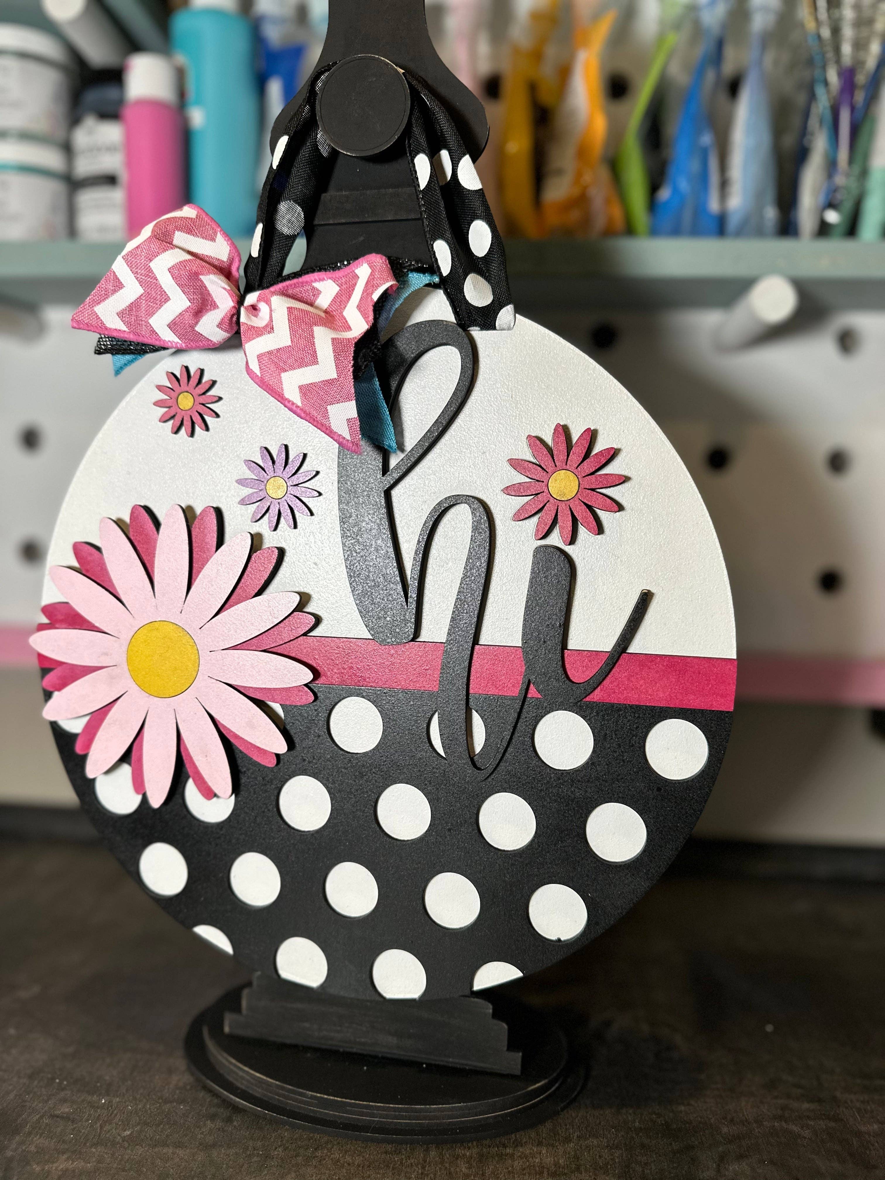 Crazy Daisy Designs - Wholesale DIY Craft Kit - Hi  | DIY Door or Tabletop Kit3