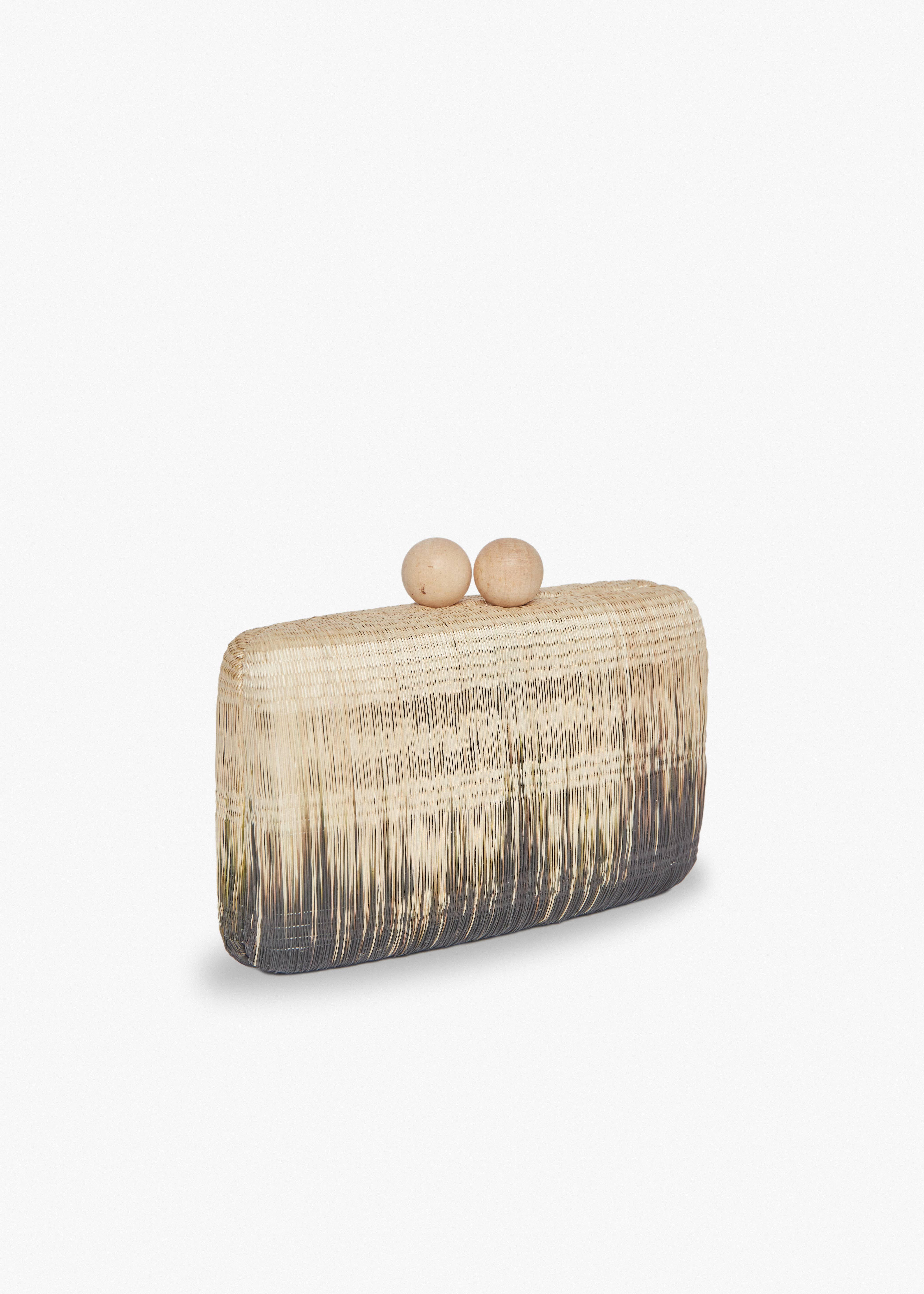 Kayu - Wholesale Clutch Bag - Women's - Akna Woven Straw Ombre Clutch Bag7
