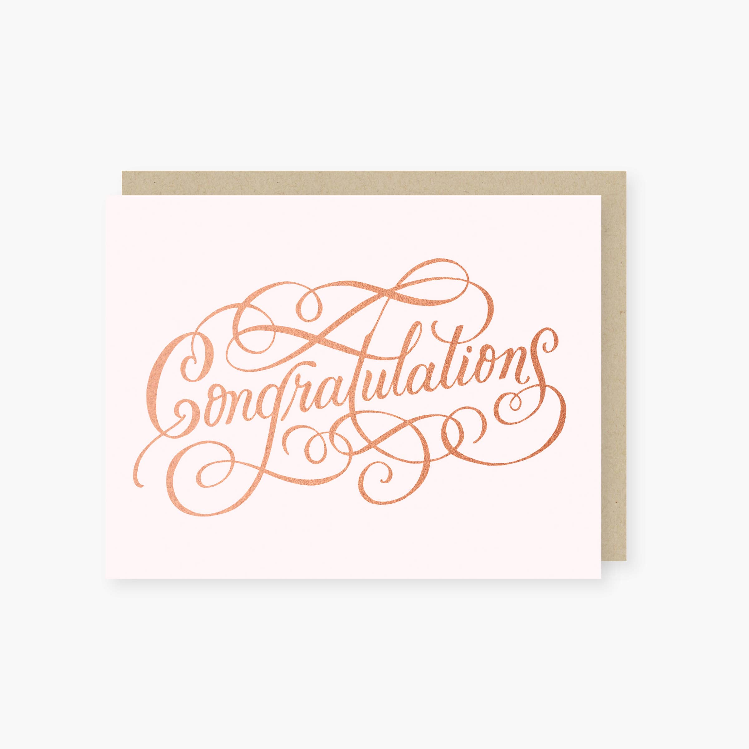 2021 Co. - Vendita all'ingrosso Biglietto di congratulazioni - Biglietto di congratulazioni oro rosa