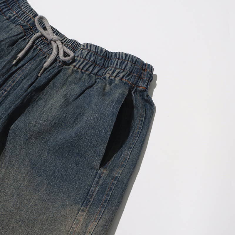 Multi Colored SET8-1 Sexy Lace Suspender Top & Denim Shorts Set for wholesale on Faire14