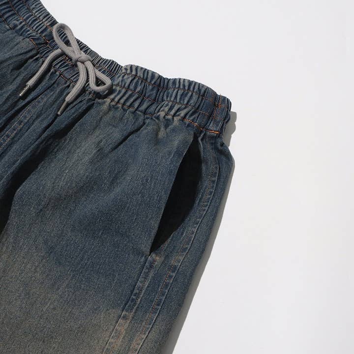 Multi Colored SET8-1 Sexy Lace Suspender Top & Denim Shorts Set for wholesale on Faire14