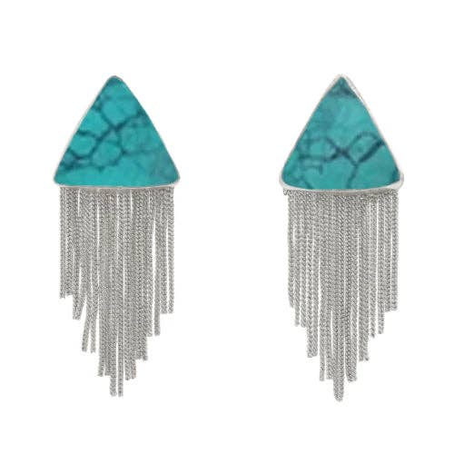 Pendientes Kew Ed. Limitada Plata Turquesa para venta al por mayor de ACUS