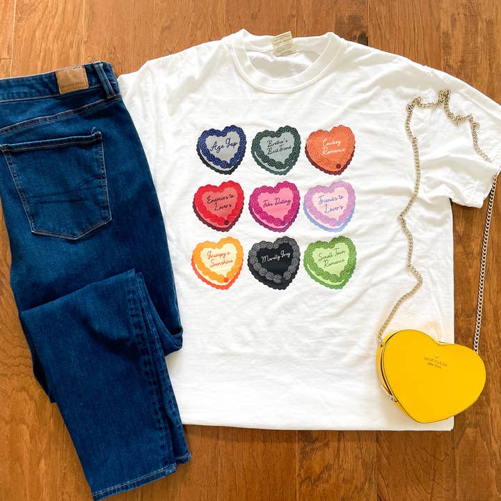 Romance Trope T-Shirt for wholesale by Stark + Stanley