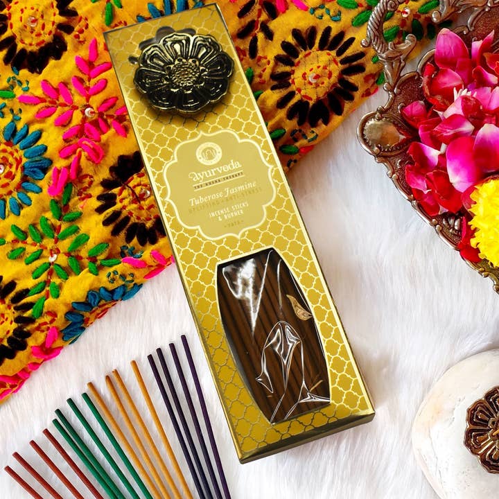 Ayurveda Incense - Tuberose Jasmine for wholesale by R. Expo/Song of India