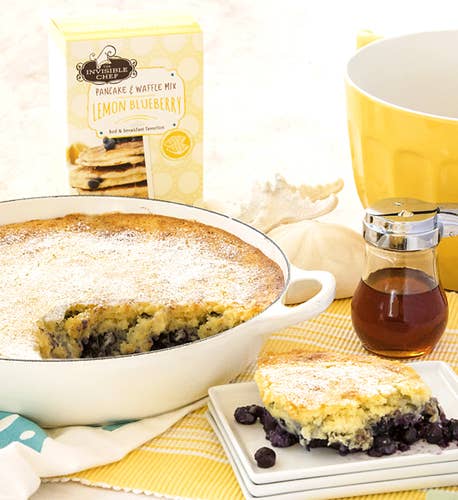 The Invisible Chef - Wholesale Pancake Mix - Lemon Blueberry Pancake & Waffle Mix - 16 oz1
