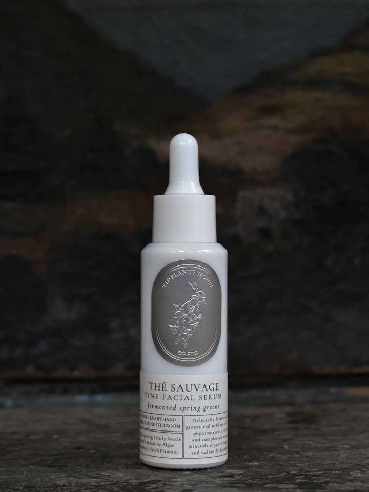 Sérum Visage Thé Sauvage Fermented Spring Greens (30ml) pour la vente par Tidelands House