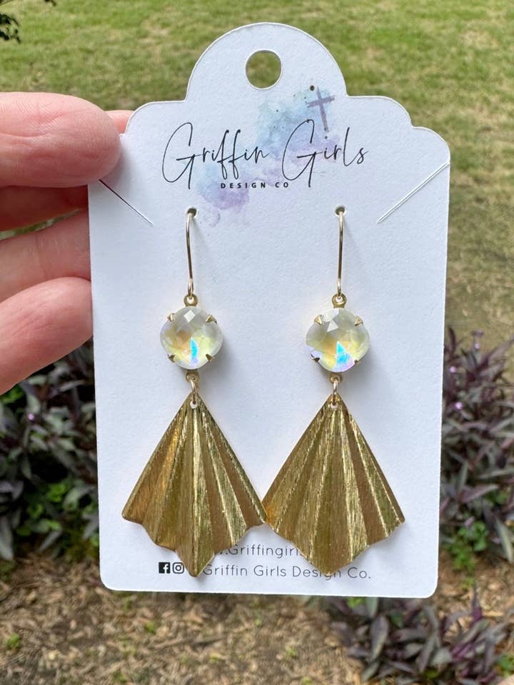 Frosted white goldie for wholesale by Griffin Girls Design Co