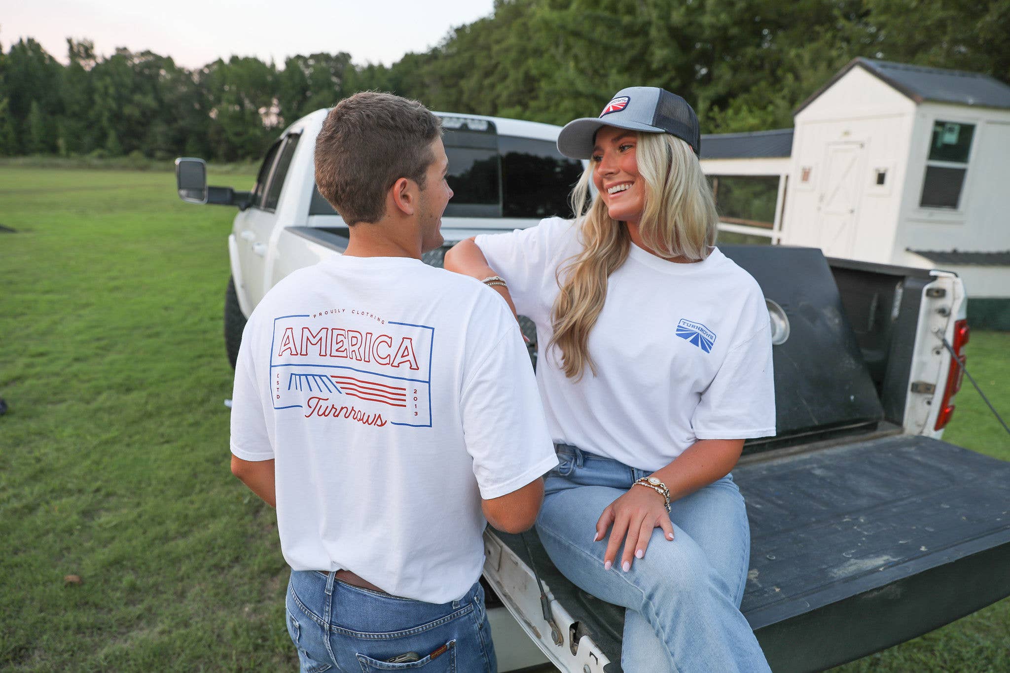 Turnrows Apparel - Wholesale T-shirt met print - Uniseks - Patriottisch Box T-shirt3