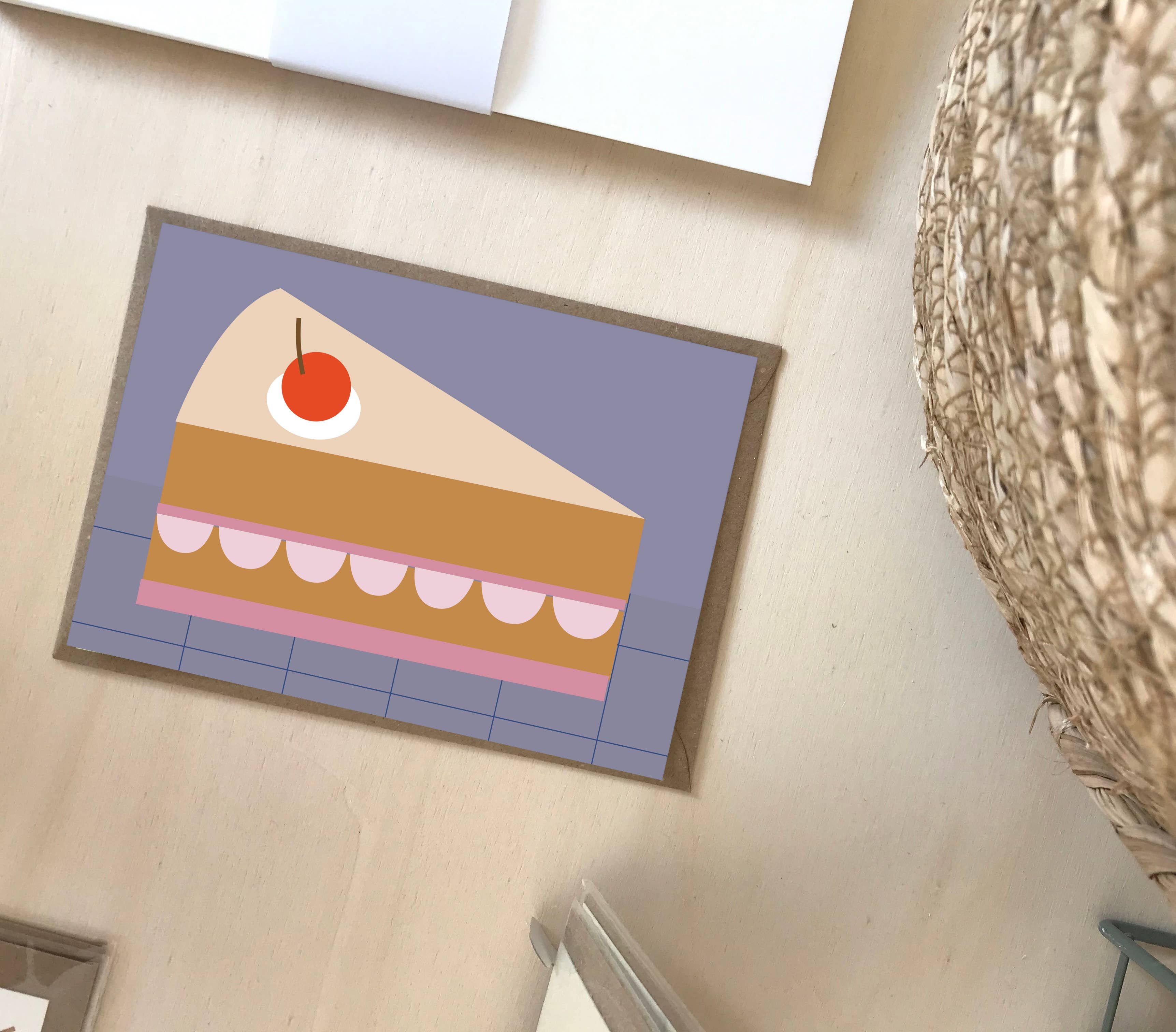 Linienwerk - Wholesale Postcard - Postkarte CAKE0