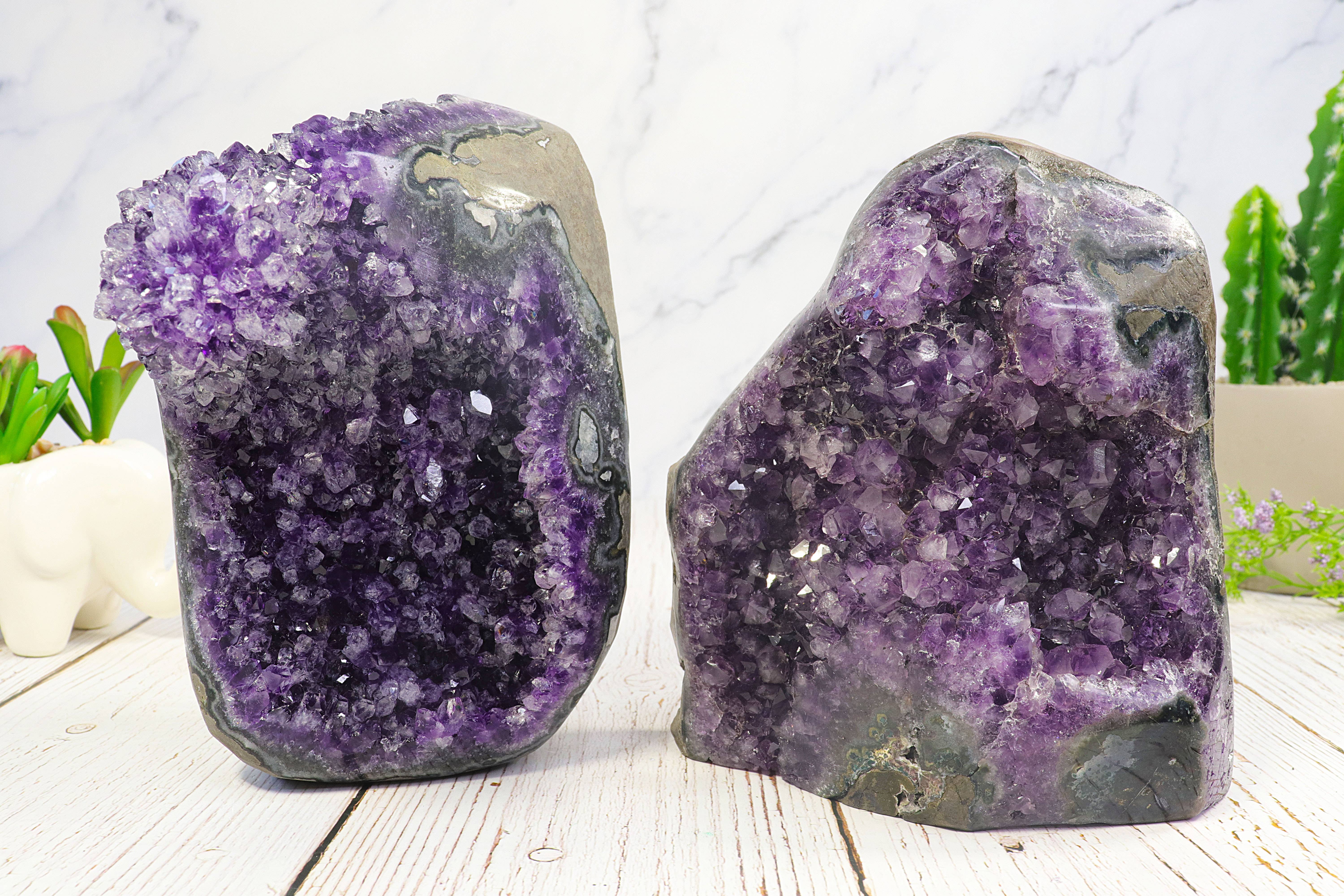 Natures Artifacts Inc - Wholesale Spiritual Stone/Crystal - Amethyst Cluster Druze Natural Decorator4