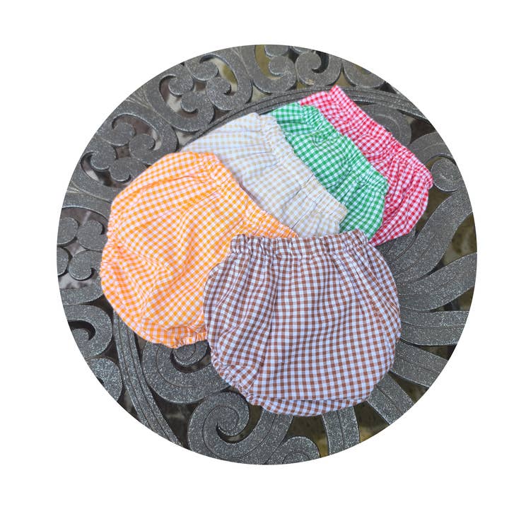 THE ROYALTY COLLECTION - Wholesale Underwear/Diaper Cover - Baby - Gingham Diaper Covers with No Trim