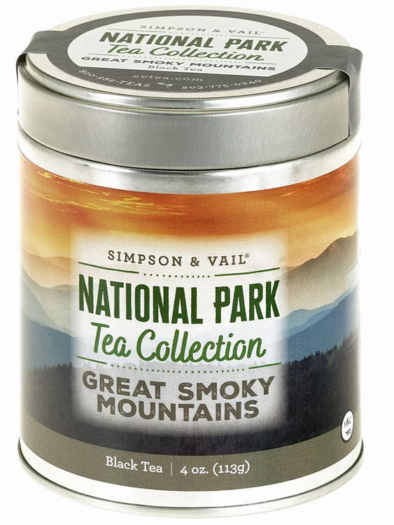 Great Smoky Mountains - National Park Black Tea, 4 Ounce Tin and other Purchase Wholesale smokey. Free Returns & Net 60 Terms on Faire trending on Faire.