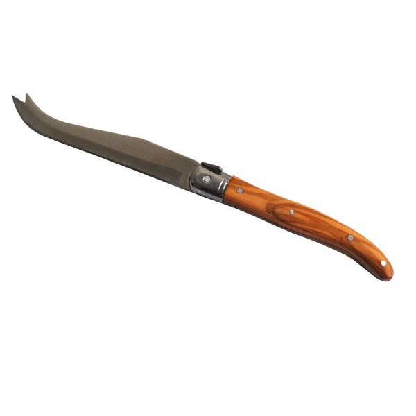 Olive Wood Handled Cheese Knife for wholesale by Naturally Med Inc.