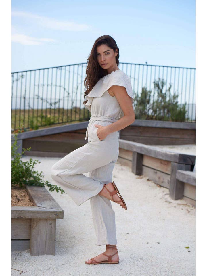 Luna + Sun the Label - Wholesale Jumpsuit – Women's - The Kalani Jumpsuit ~ Natural4