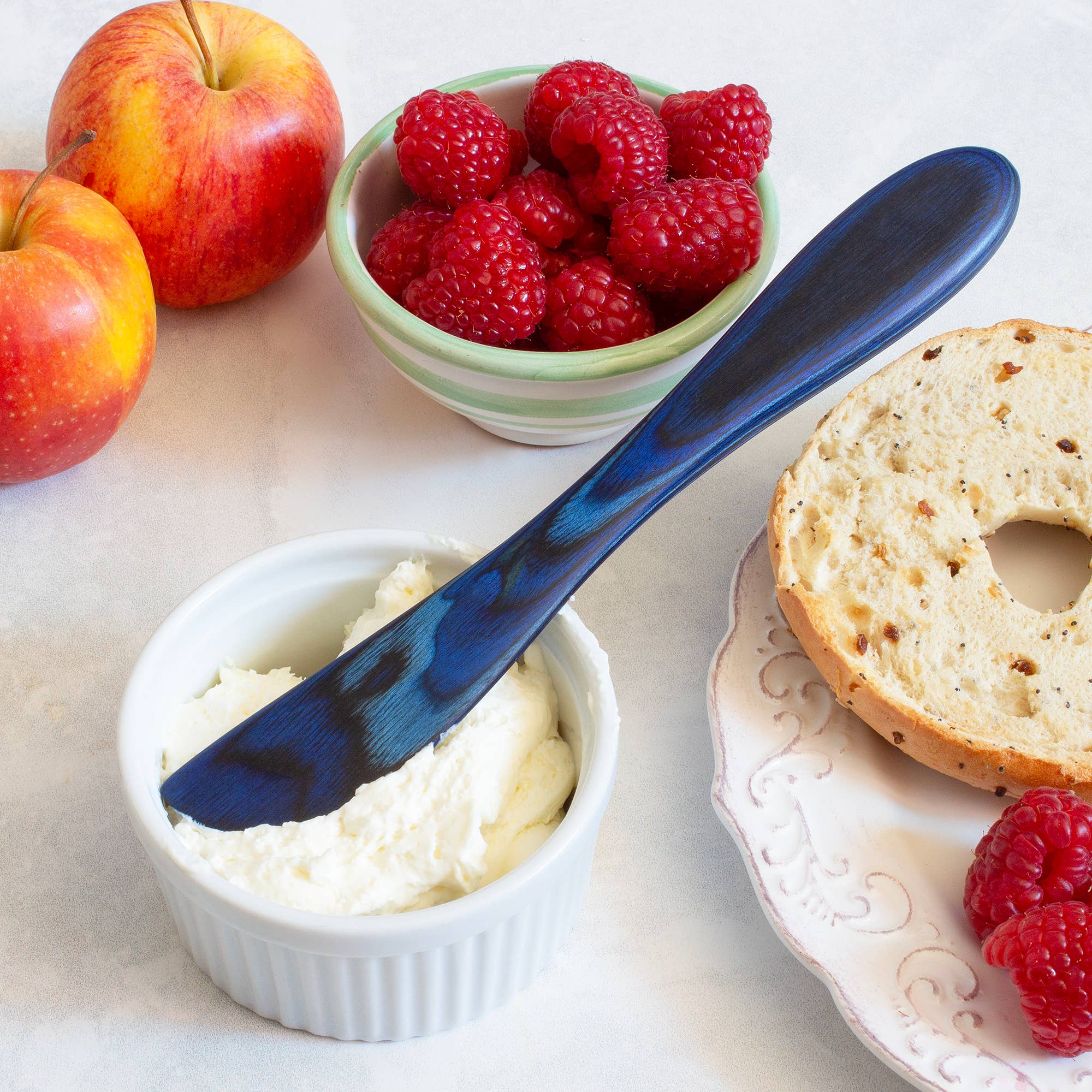 Totally Bamboo - Wholesale Cheese Spreader - Baltique® Malta Colorful Wooden Cheese Spreader Knife, 8"1