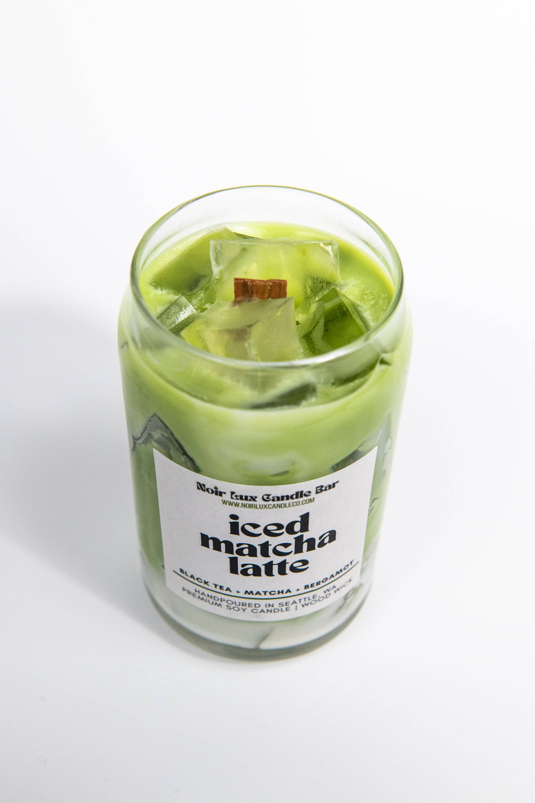 Noir Lux Candle Co – Engroshandel Glaslys – Iced Matcha Latte Duftlys1
