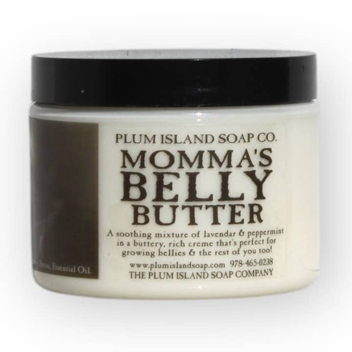 Momma's Belly Butter for wholesale by Plum Island Soap Co.