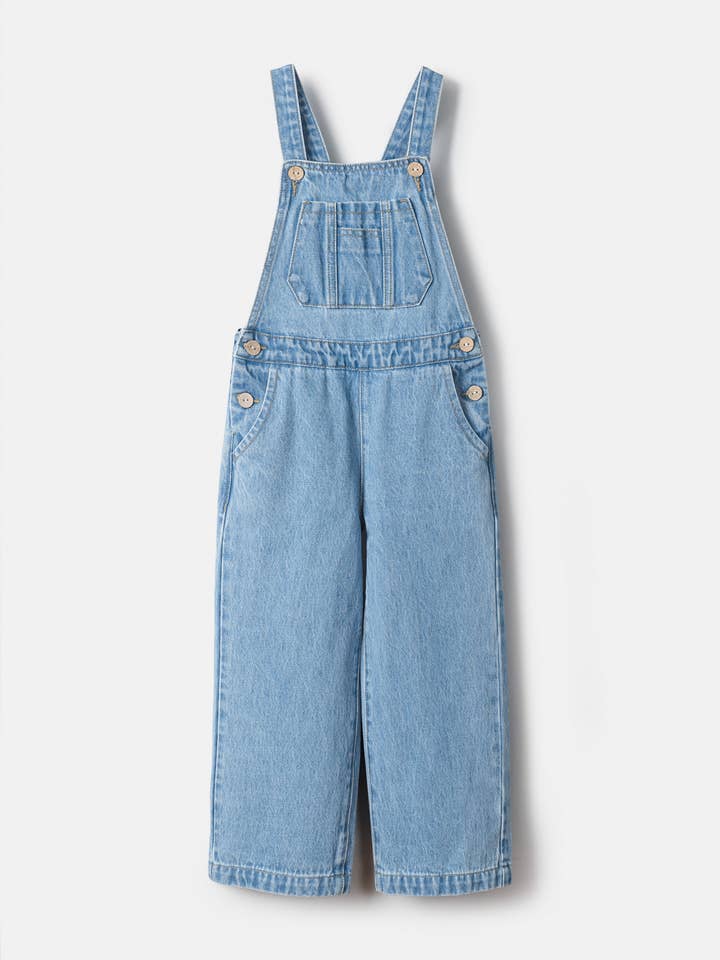 Denim Dungarees (547347-45) for wholesale by Lanidor Kids